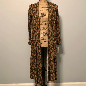NWT LuLaRoe Floral Sarah Cardigan Size Small